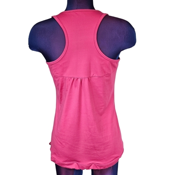 Athleta Tinker Racerback Hot Pink Athletic Tank Top Size Medium Women's S13 - Picture 5 of 8